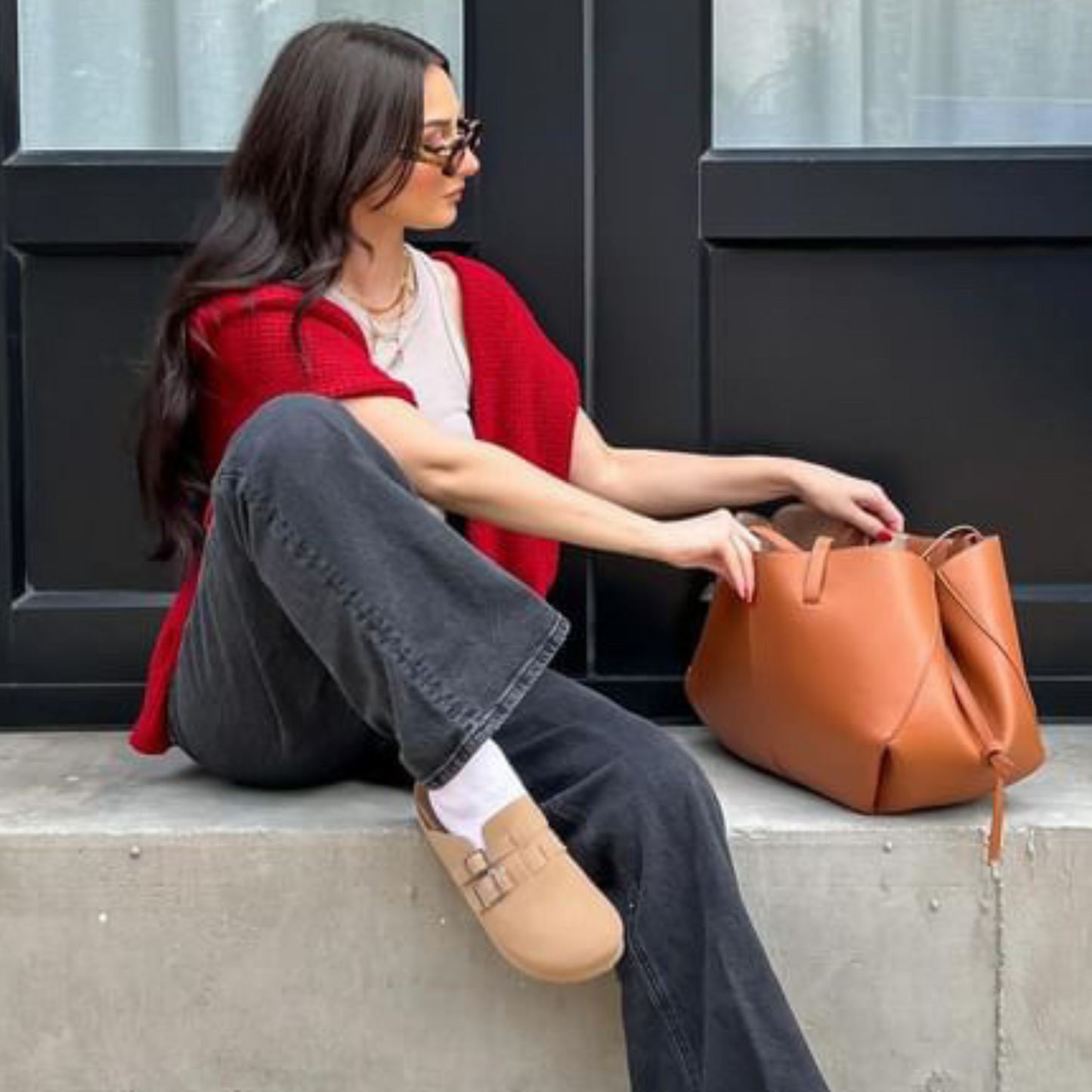 Abel Plus Taupe Clogs by Rocket Dog