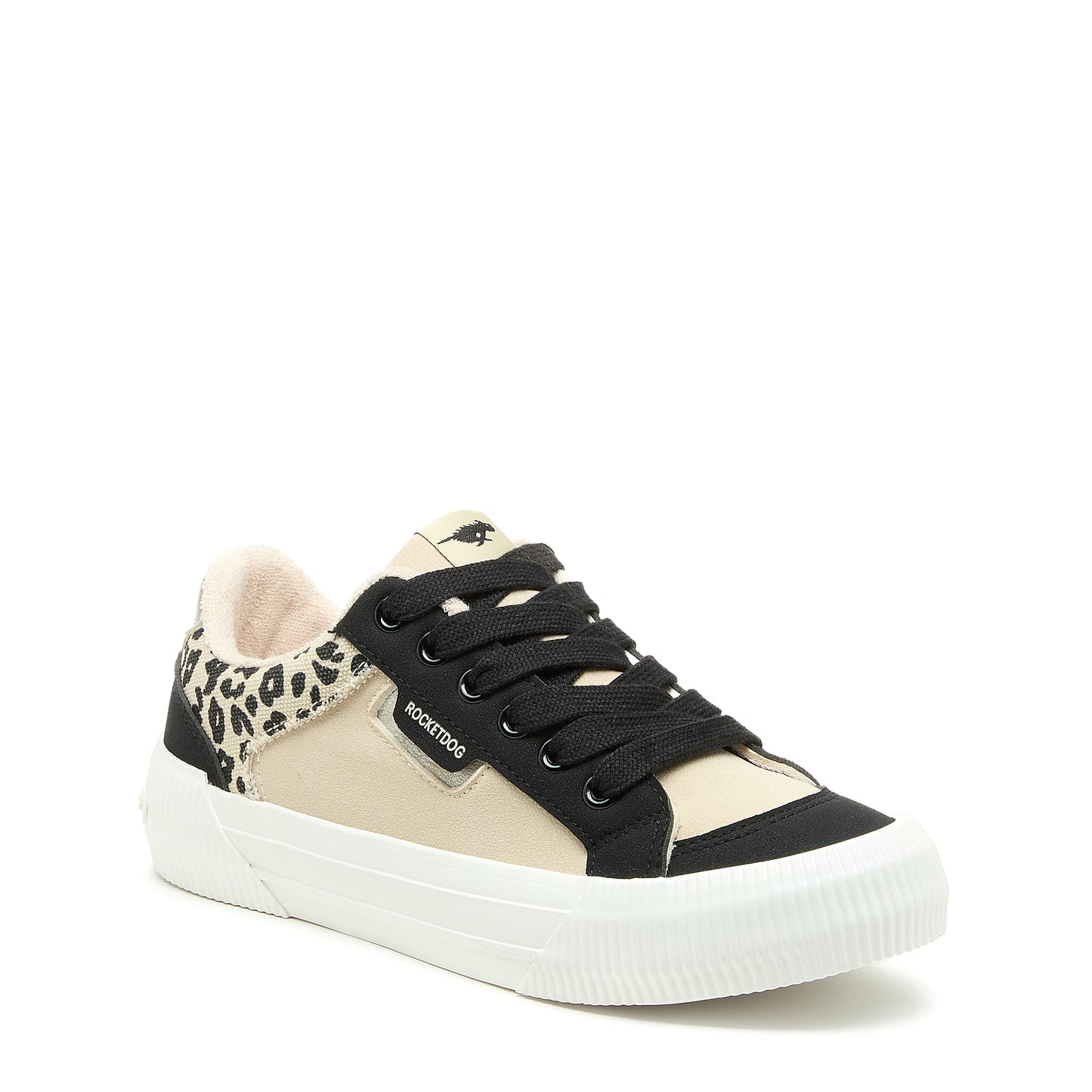 Cheery Leopard Print Colour Block Trainers