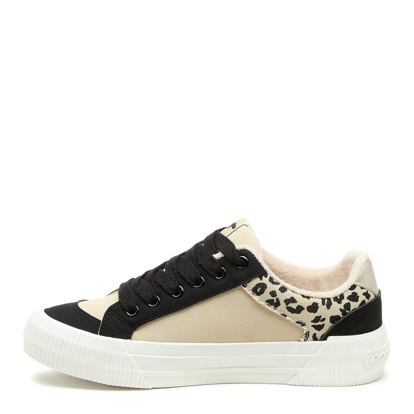 Cheery Leopard Print Colour Block Trainers