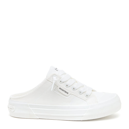 Cheery White Mule Trainers