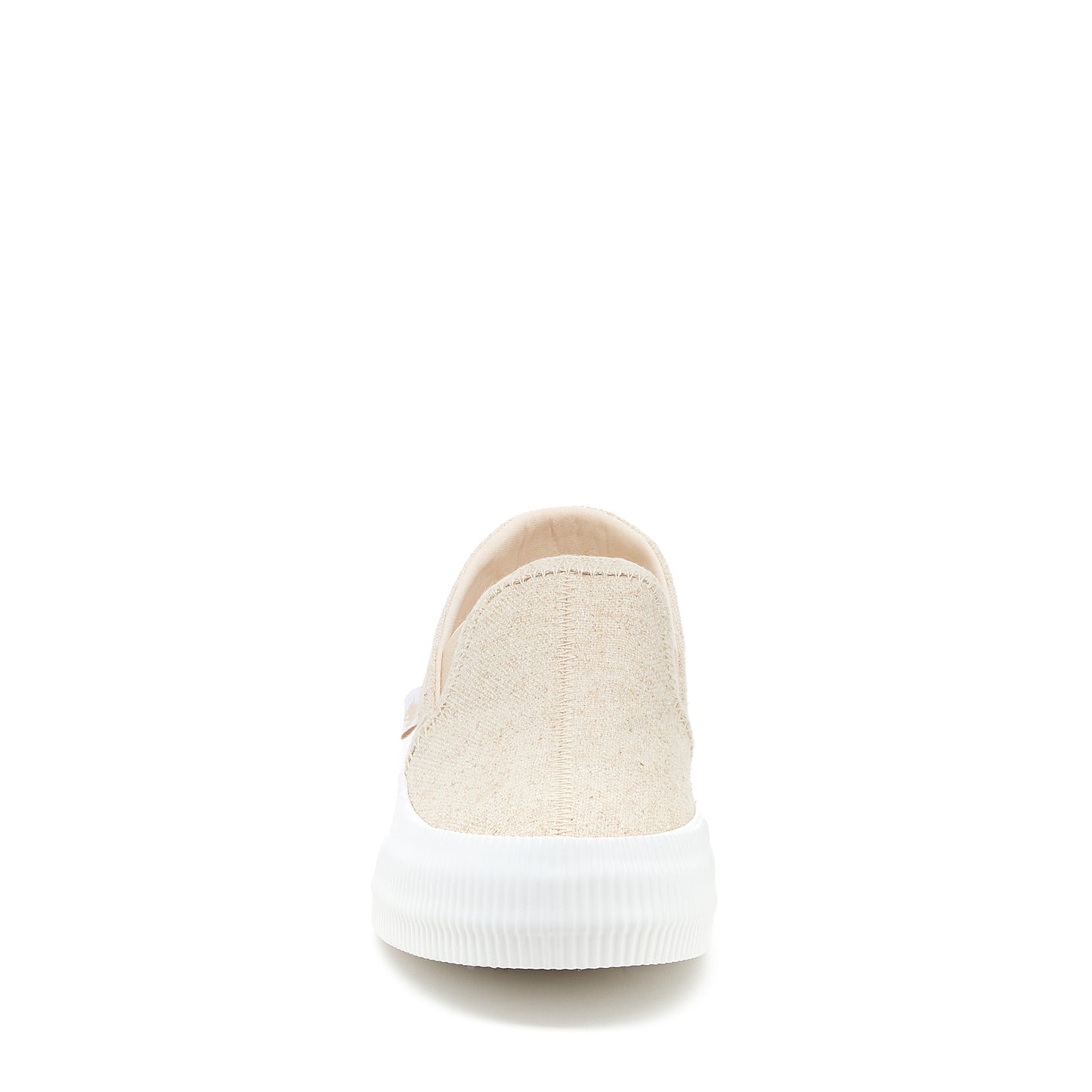 Cheery Natural Slip-On Plimsoll Trainers