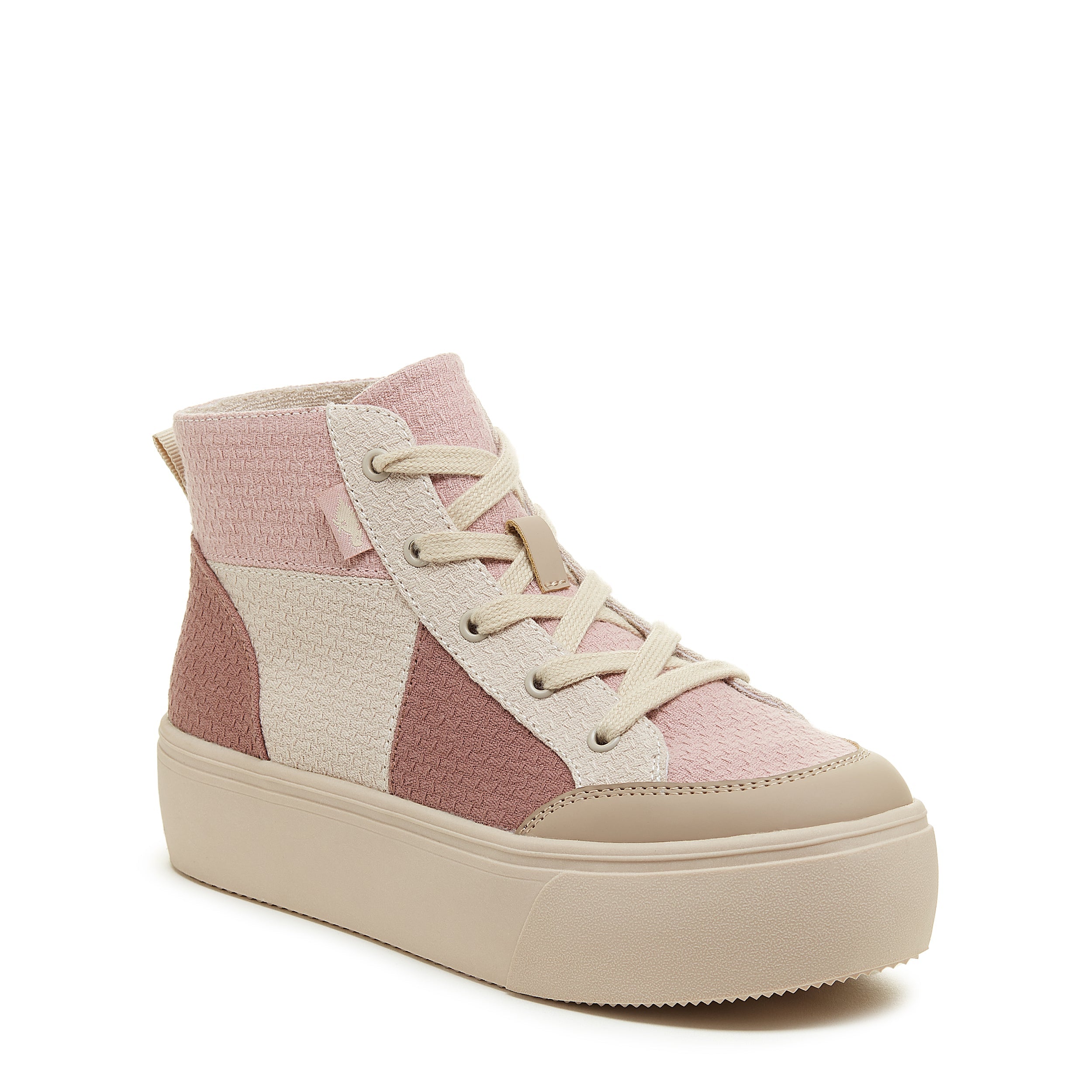 Pink high top sneakers hot sale womens