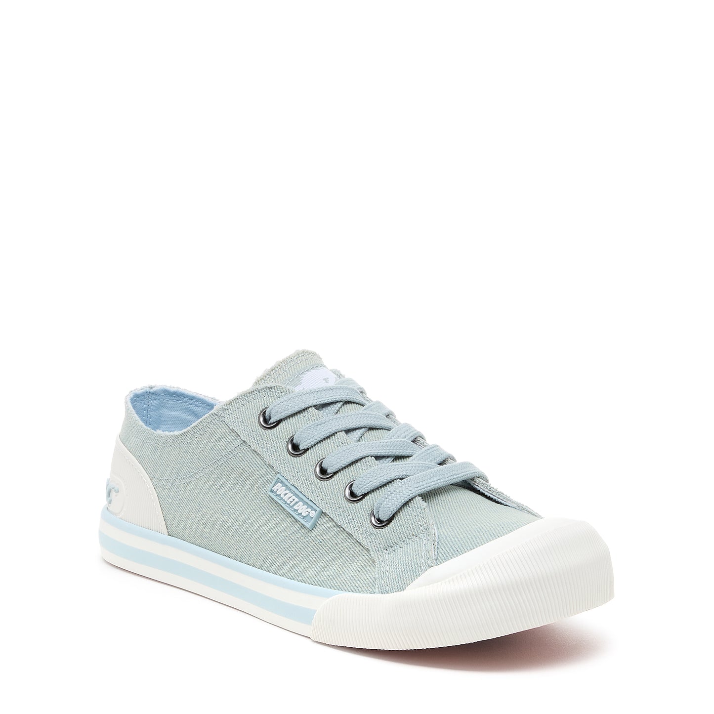 Jazzin Light Blue Denim Trainers