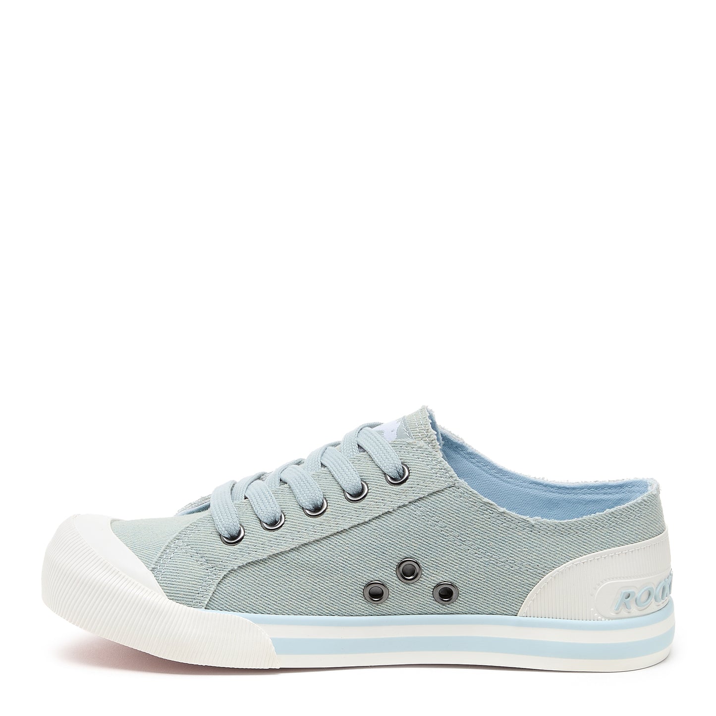 Jazzin Light Blue Denim Trainers