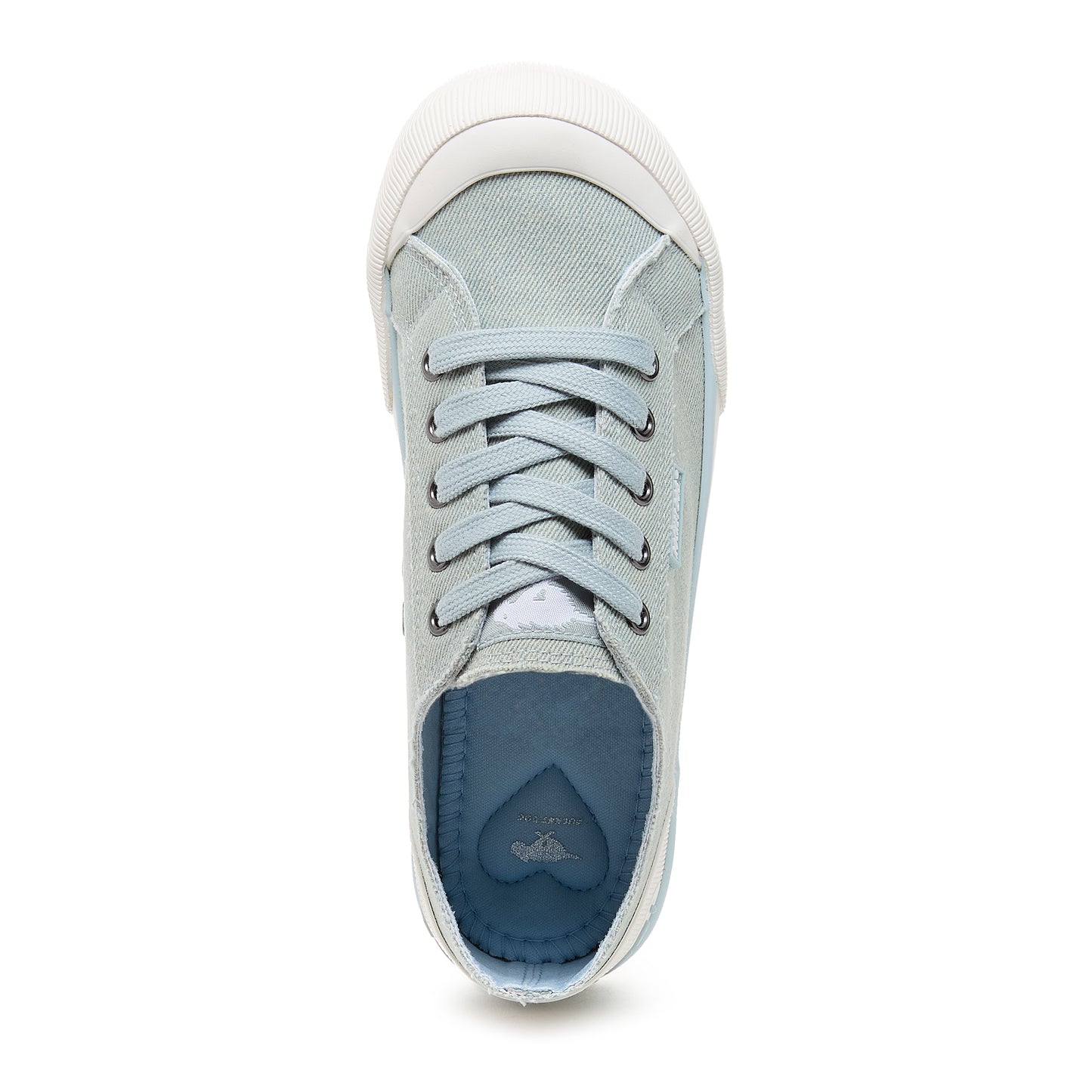 Jazzin Light Blue Denim Trainers