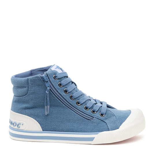 Jazzin Blue Denim High-Top Trainers