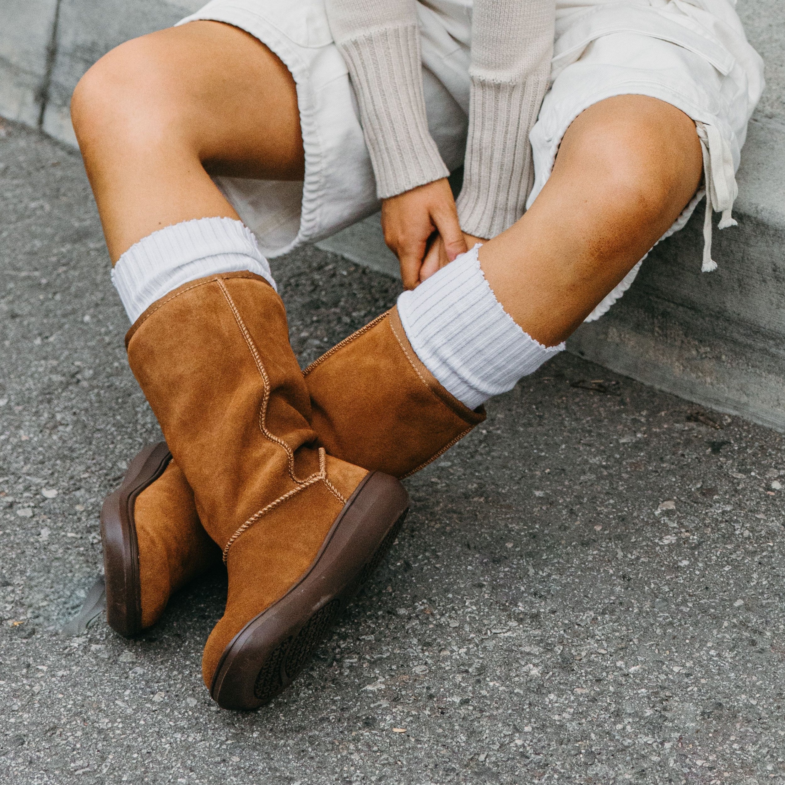 Chestnut best sale suede booties