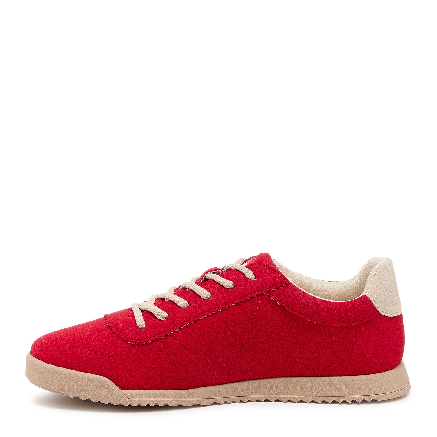 Bertie Red/Grey Slip-On Trainers