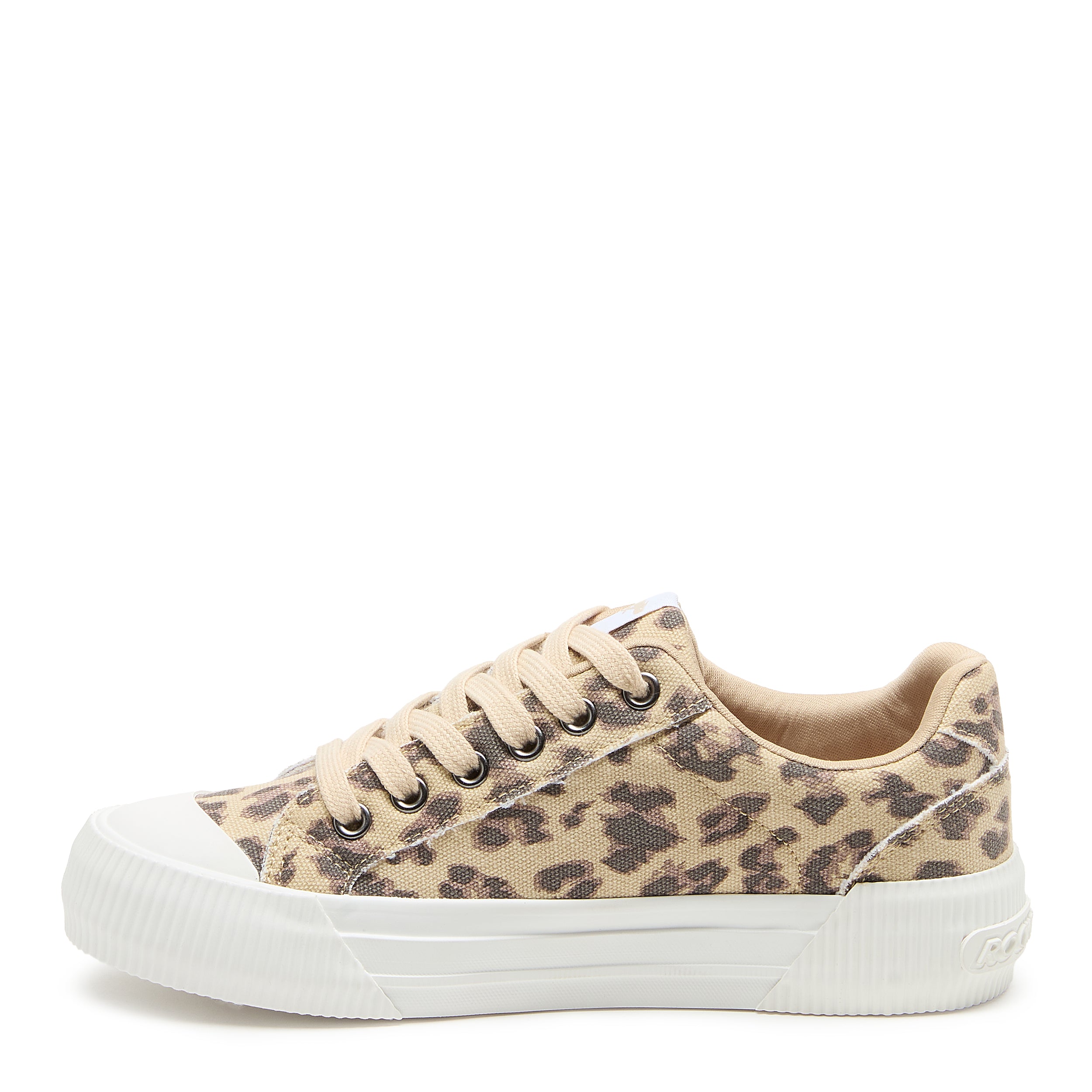 Leopard canvas sneakers on sale