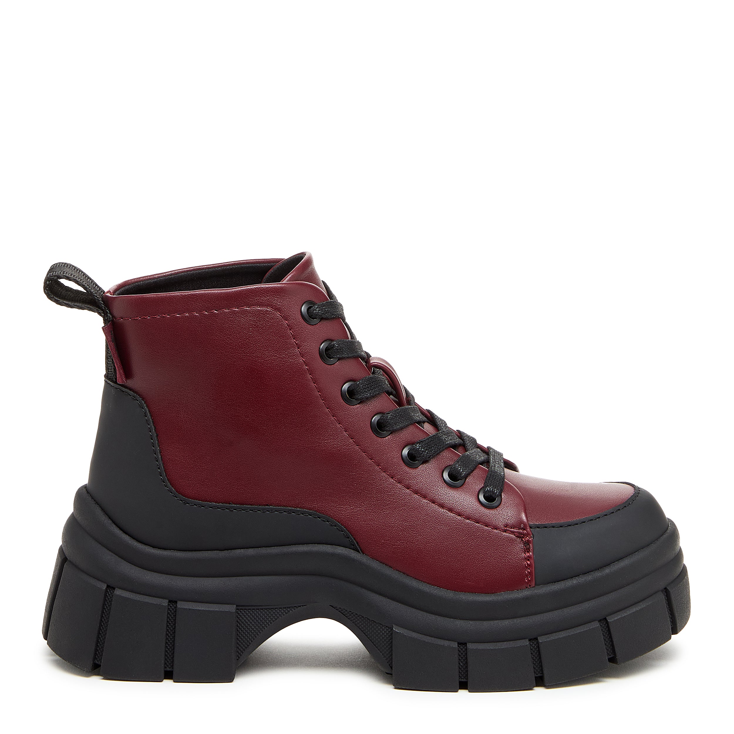 Rocket Dog Trusty Burgundy Chunky Boots Rocket Dog UK