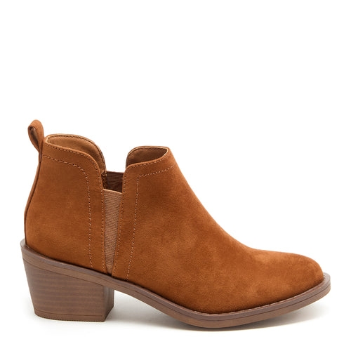 York Cognac Ankle Boots