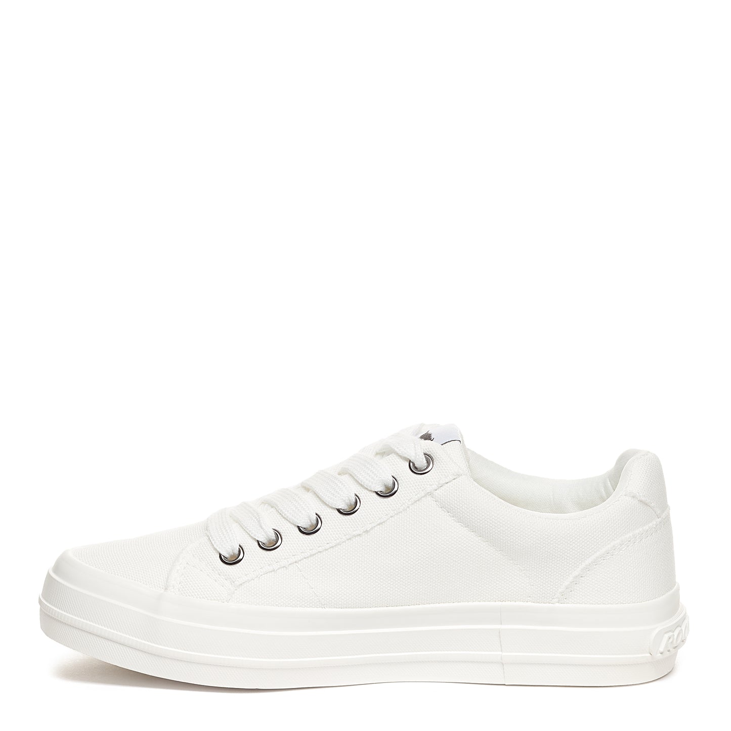 Cecilia White Canvas Trainer