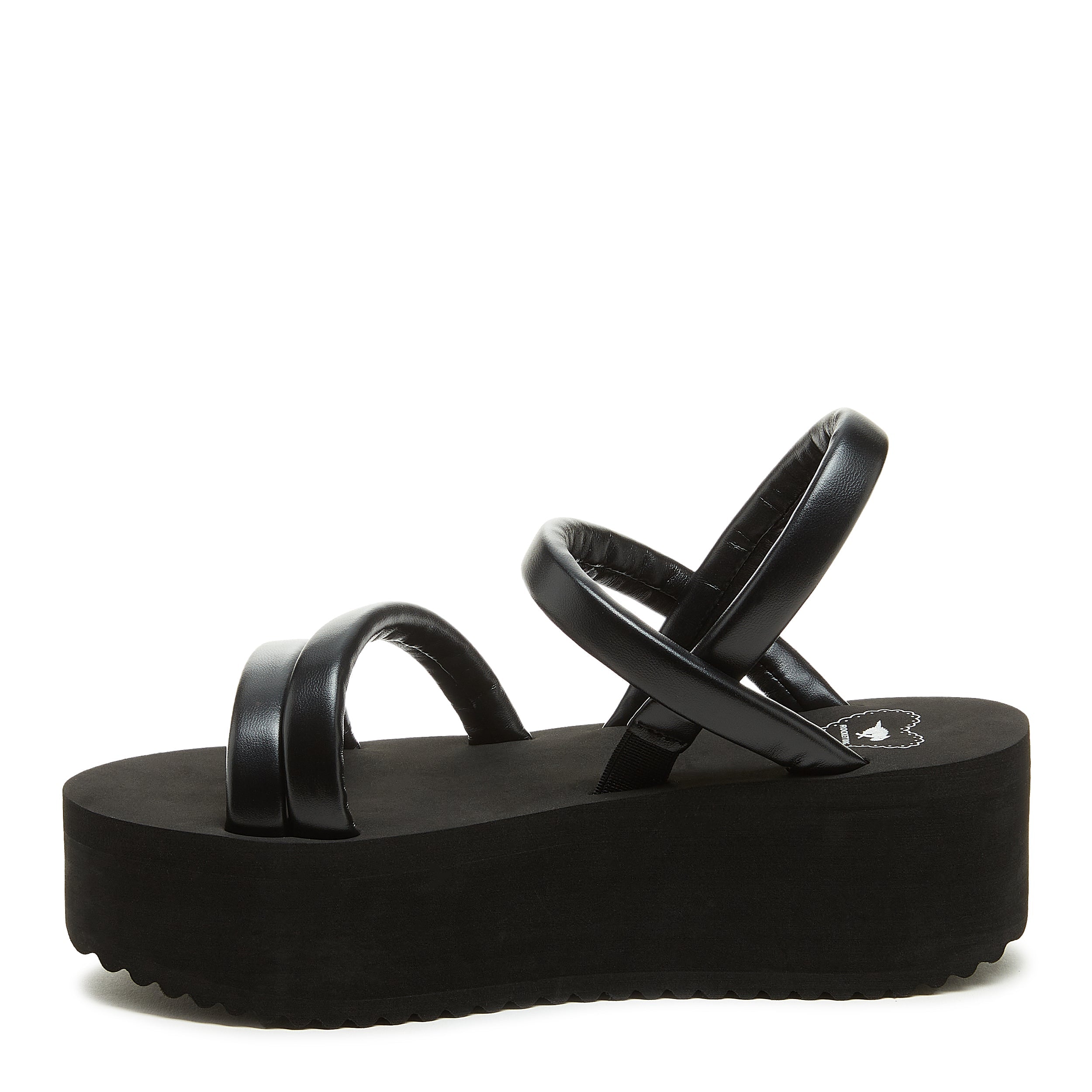 Haven Black Platform Sandals 3 Black Hamlin Pu