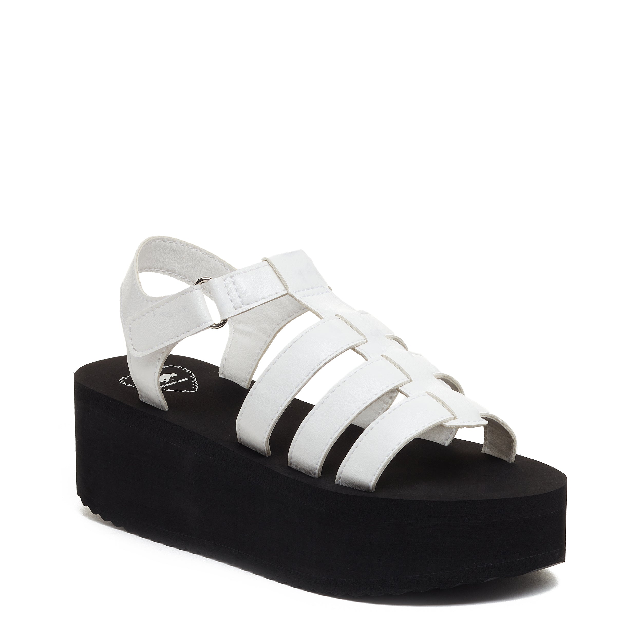 Slip on sale sandals platform