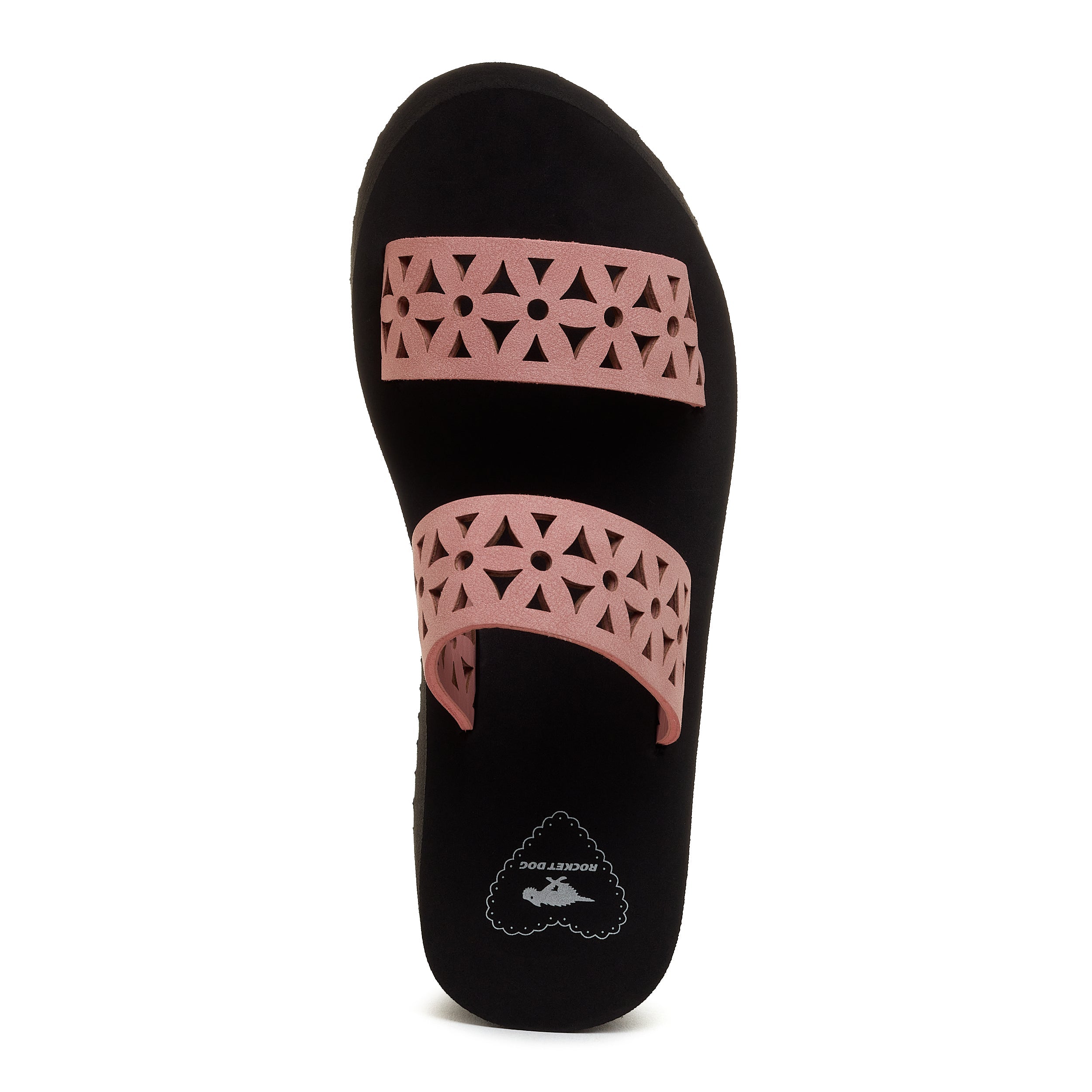 Pink platform 2024 flip flops