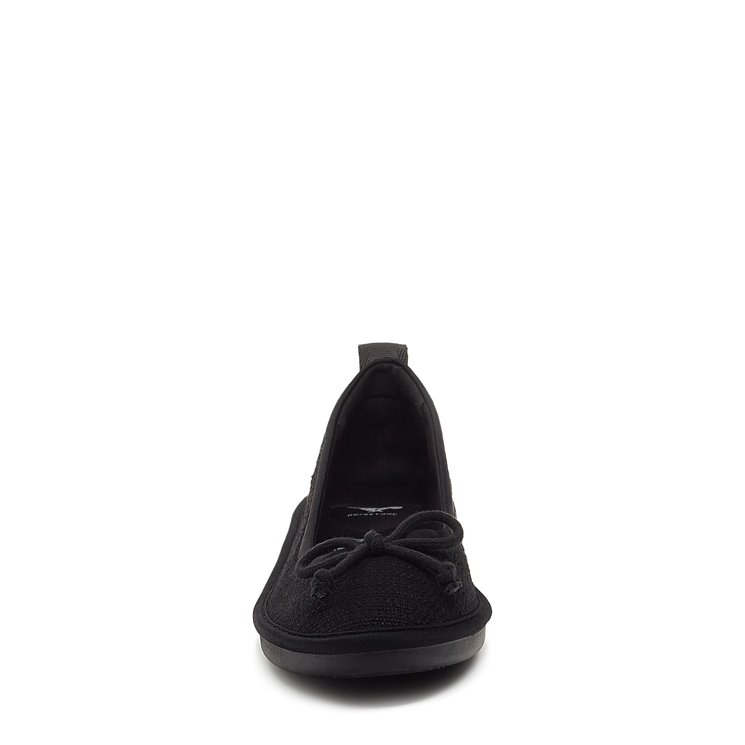 Radha Black Slip-On Casual Flat Shoes – Rocket Dog UK