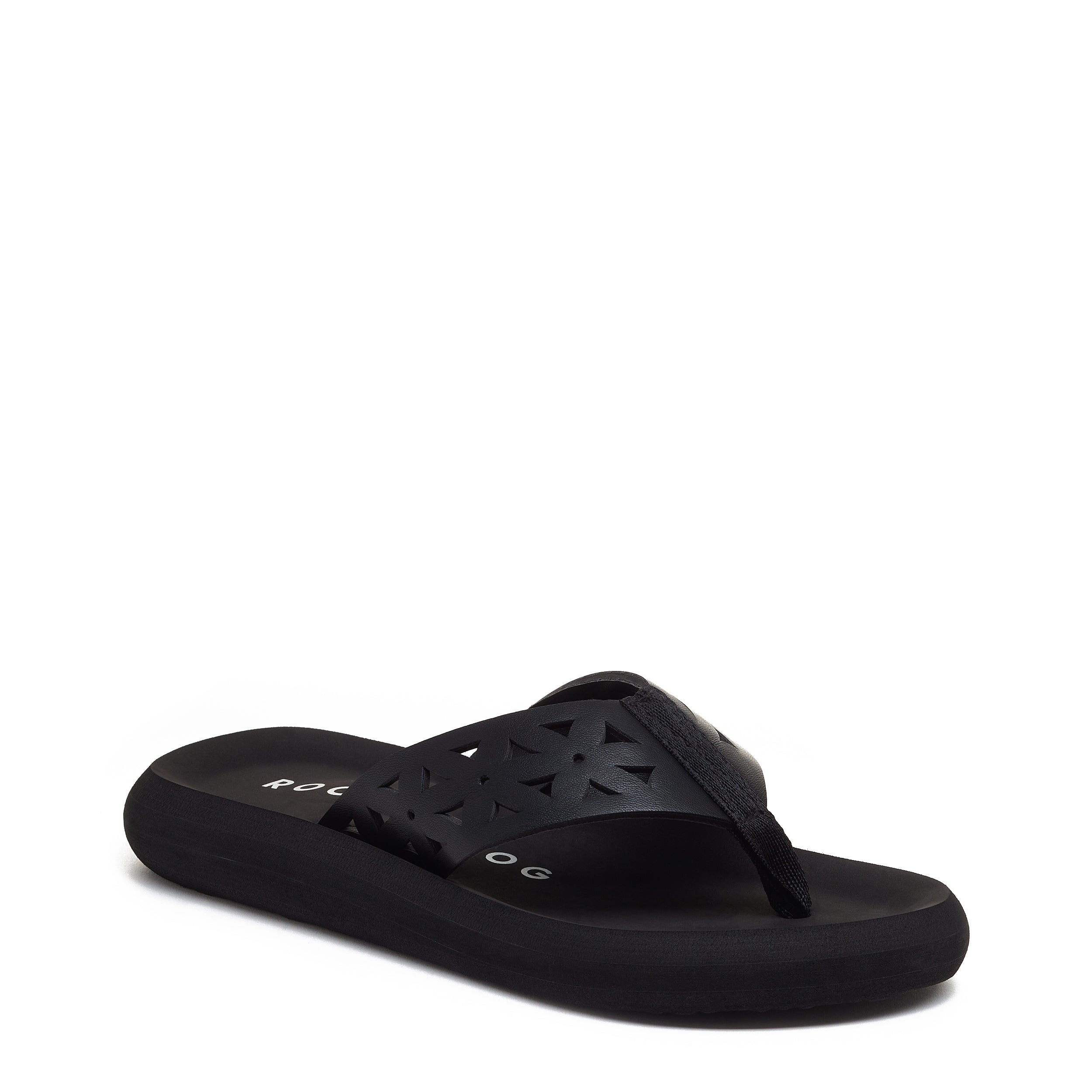 Ladies black best sale flip flops uk