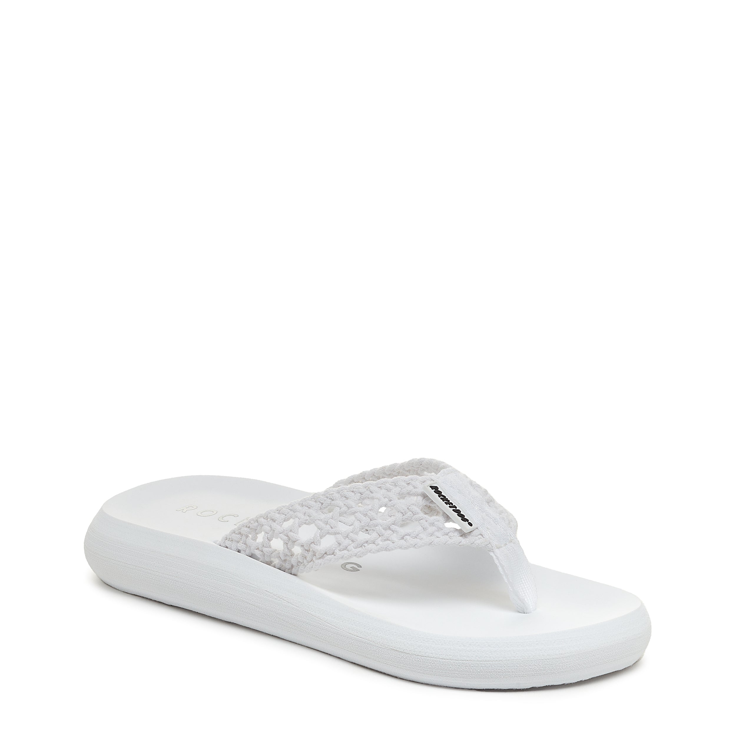 Skechers white deals flip flops